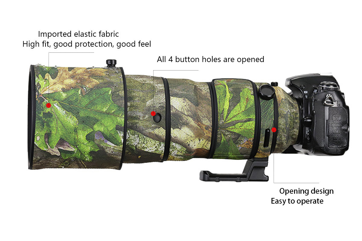 CHASING BIRDS Camouflage Waterproof Lens Coat for Nikon AF-S 300mm f/2.8G ED VR I/II Rainproof Lens Protective Cover