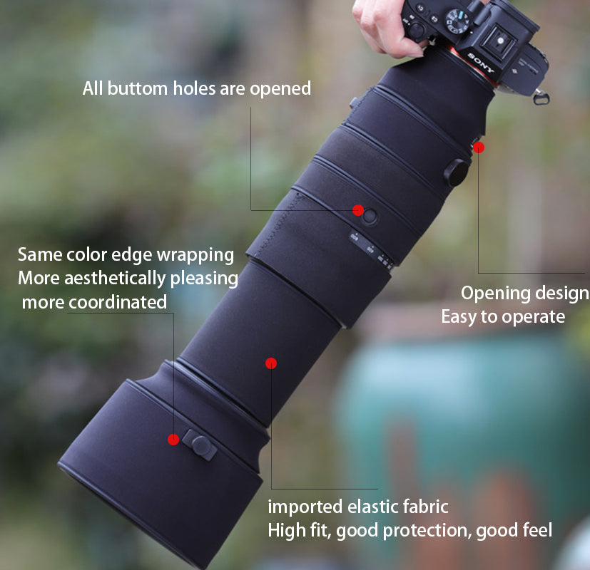 CHASING BIRDS Camouflage Waterproof Lens Coat for Sigma 60-600mm F4.5-6.3 DG DN OS Sports Rainproof Lens Protective Cover