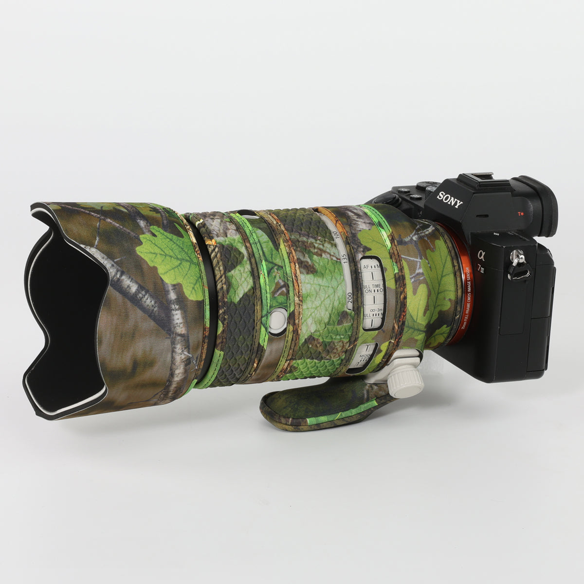 CHASING BIRDS Camouflage Waterproof Lens Coat for Sony FE 70-200mm F4 Macro G OSS II Rainproof Lens Protective Cover