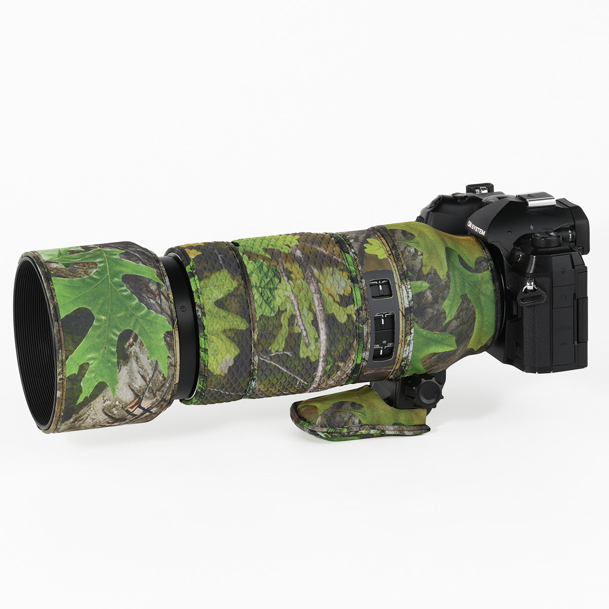CHASING BIRDS Camouflage Waterproof Lens Coat for Olympus 100-400mm F5.0-6.3 is ED MSC Rainproof Lens Protective Cover