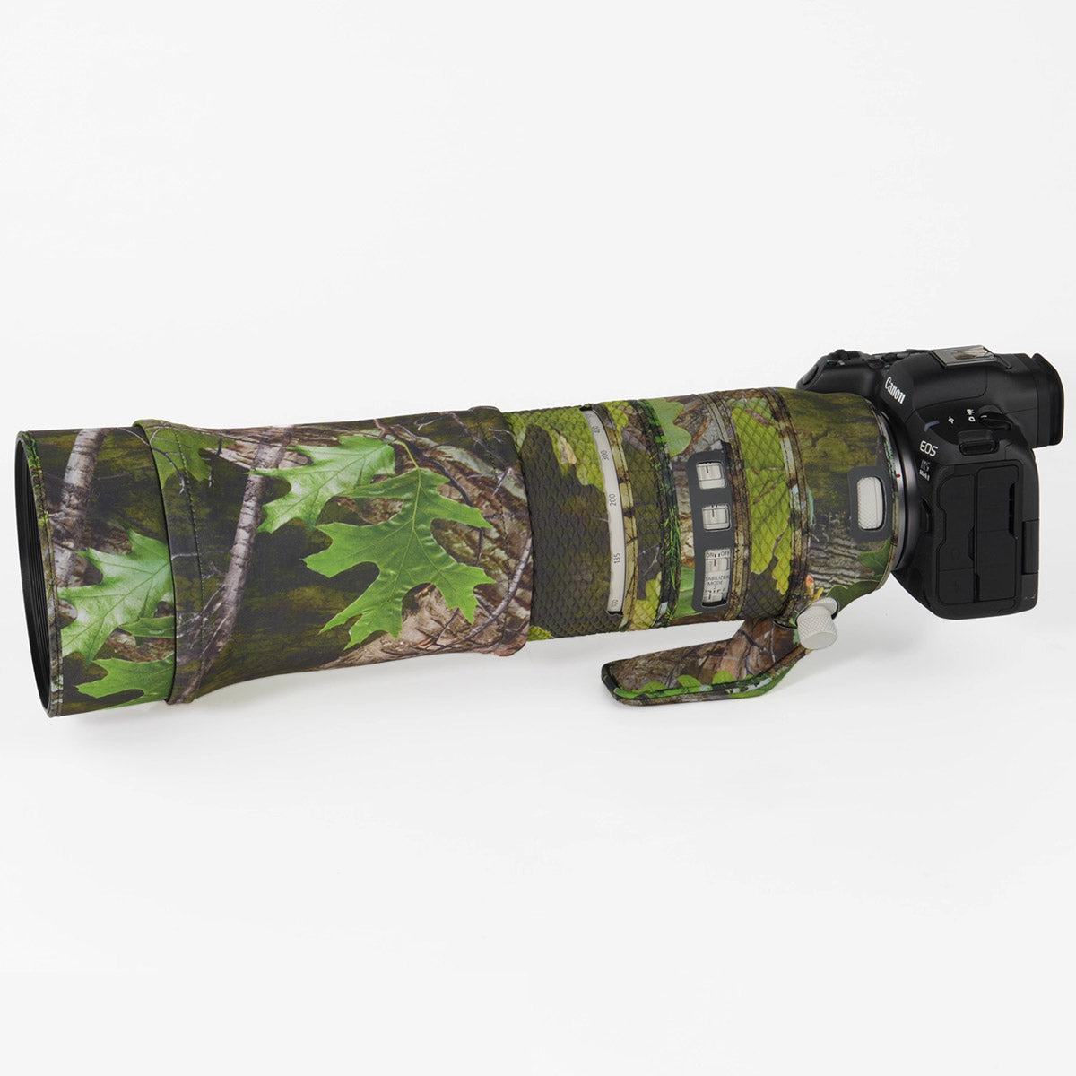 CHASING BIRDS Camouflage Waterproof Lens Coat for Canon RF 100-500mm F4.5-7.1 L is USM Rainproof Lens Protective Cover