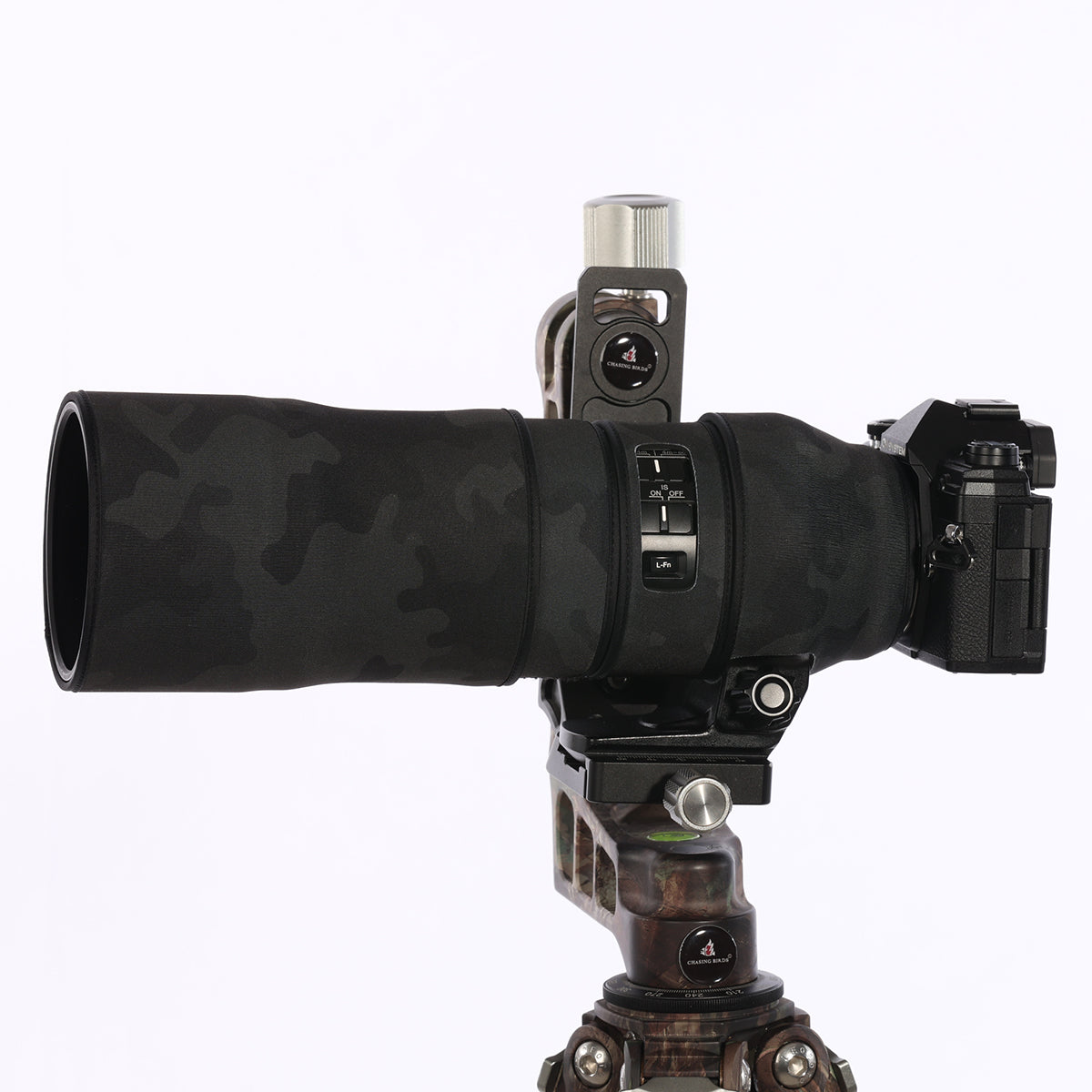 CHASING BIRDS Camouflage Waterproof Lens Coat for Olympus 300mm F4.0 is PRO Rainproof Lens Protective Cover