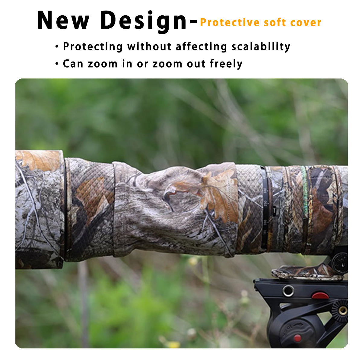 CHASING BIRDS Camouflage Waterproof Lens Coat for SIGMA 150-600mm DG C Rainproof Lens Protective Cover