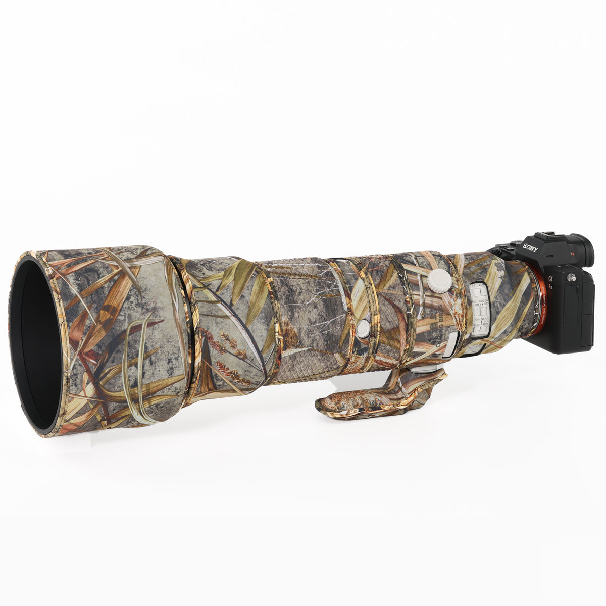 CHASING BIRDS Camouflage Waterproof Lens Coat for Sony FE 400-800mm F6.3-8 G OSS Rainproof Lens Protective Cover