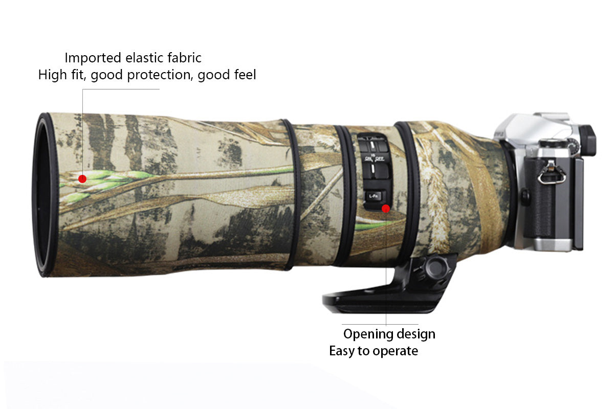 CHASING BIRDS Camouflage Waterproof Lens Coat for Olympus 300mm F4.0 is PRO Rainproof Lens Protective Cover