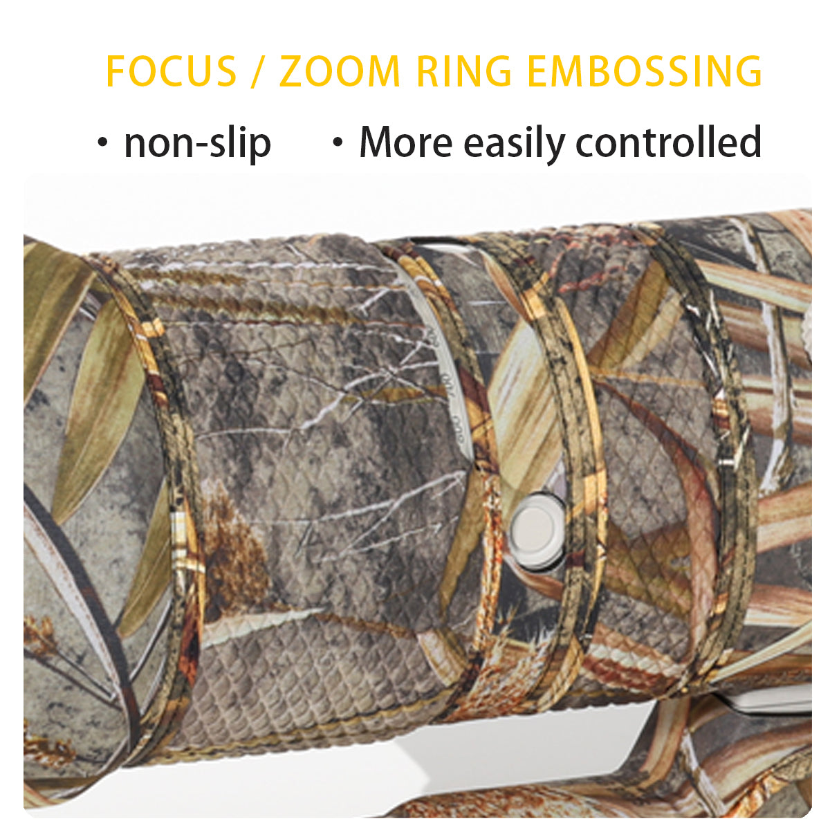 CHASING BIRDS Camouflage Waterproof Lens Coat for Sony FE 400-800mm F6.3-8 G OSS Rainproof Lens Protective Cover