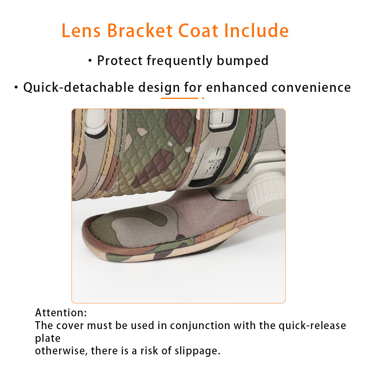 CHASING BIRDS Camouflage Waterproof Lens Coat for Sony FE 70-200mm F4 Macro G OSS II Rainproof Lens Protective Cover