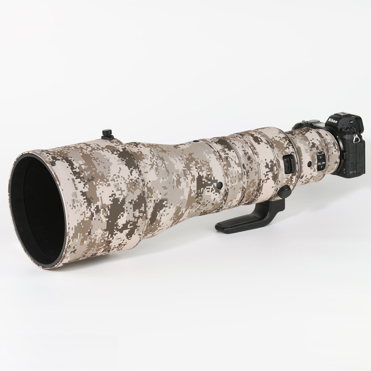 CHASING BIRDS Camouflage Waterproof Lens Coat for NIKON Z 180-600mm F5.6 VR Rainproof Lens Protective Cover