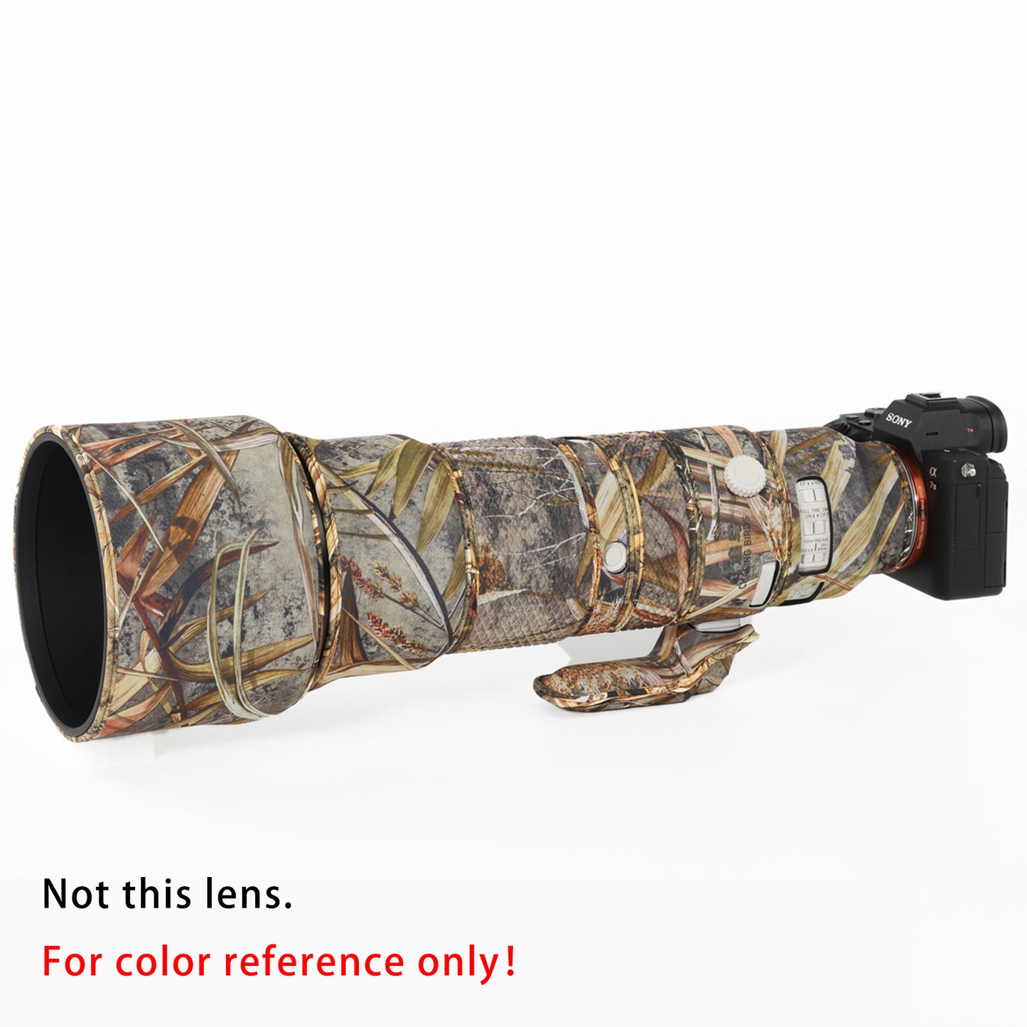 CHASING BIRDS Camouflage Waterproof Lens Coat for NIKON Z 180-600mm F5.6 VR Rainproof Lens Protective Cover