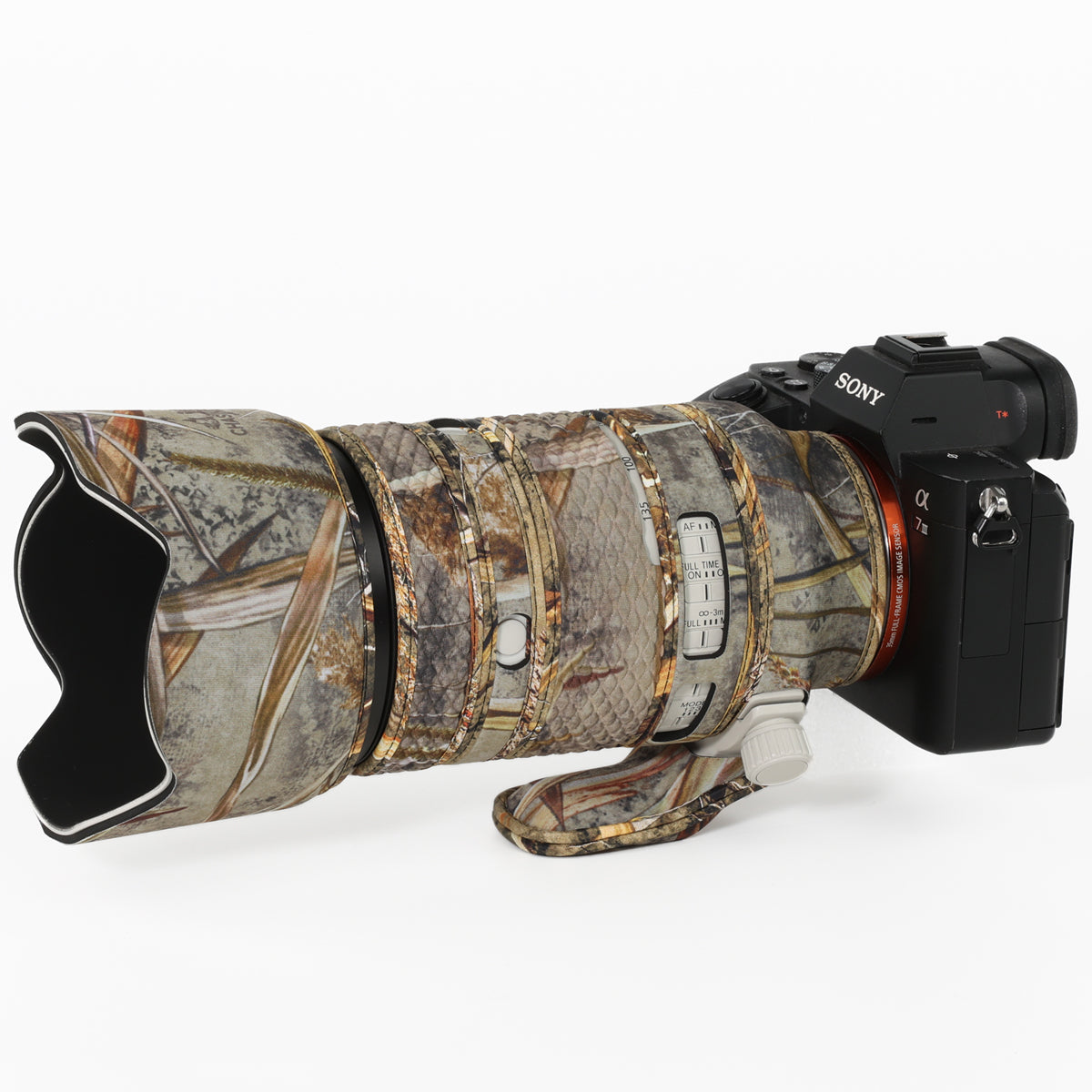CHASING BIRDS Camouflage Waterproof Lens Coat for Sony FE 70-200mm F4 Macro G OSS II Rainproof Lens Protective Cover