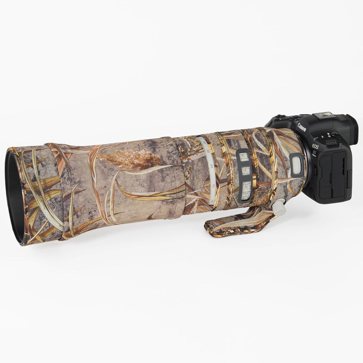 CHASING BIRDS Camouflage Waterproof Lens Coat for Canon RF 100-500mm F4.5-7.1 L is USM Rainproof Lens Protective Cover