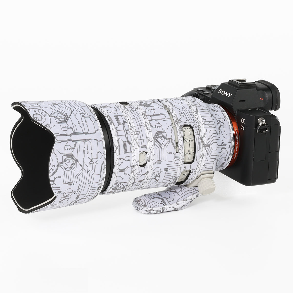 CHASING BIRDS Camouflage Waterproof Lens Coat for Sony FE 70-200mm F4 Macro G OSS II Rainproof Lens Protective Cover