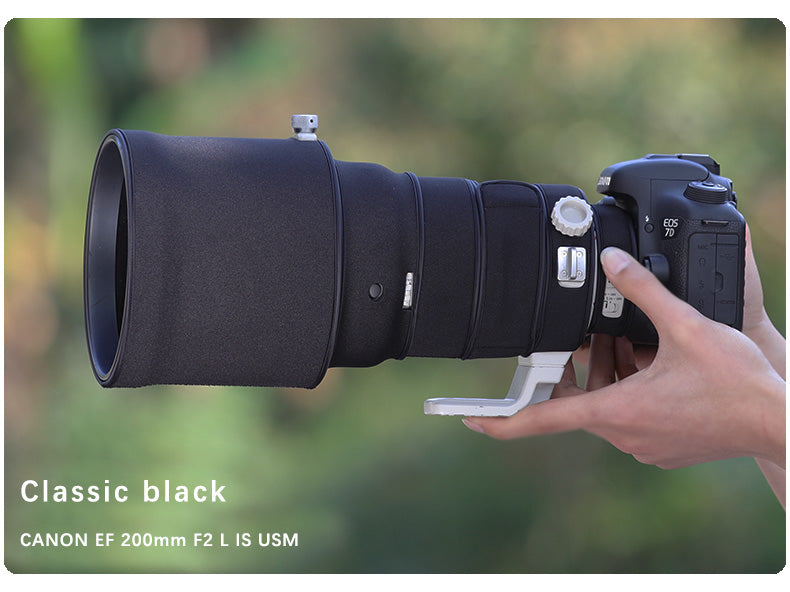 CHASING BIRDS Camouflage Waterproof Lens Coat for Canon EF 200mm F2 L is USM Rainproof Lens Protective Cover