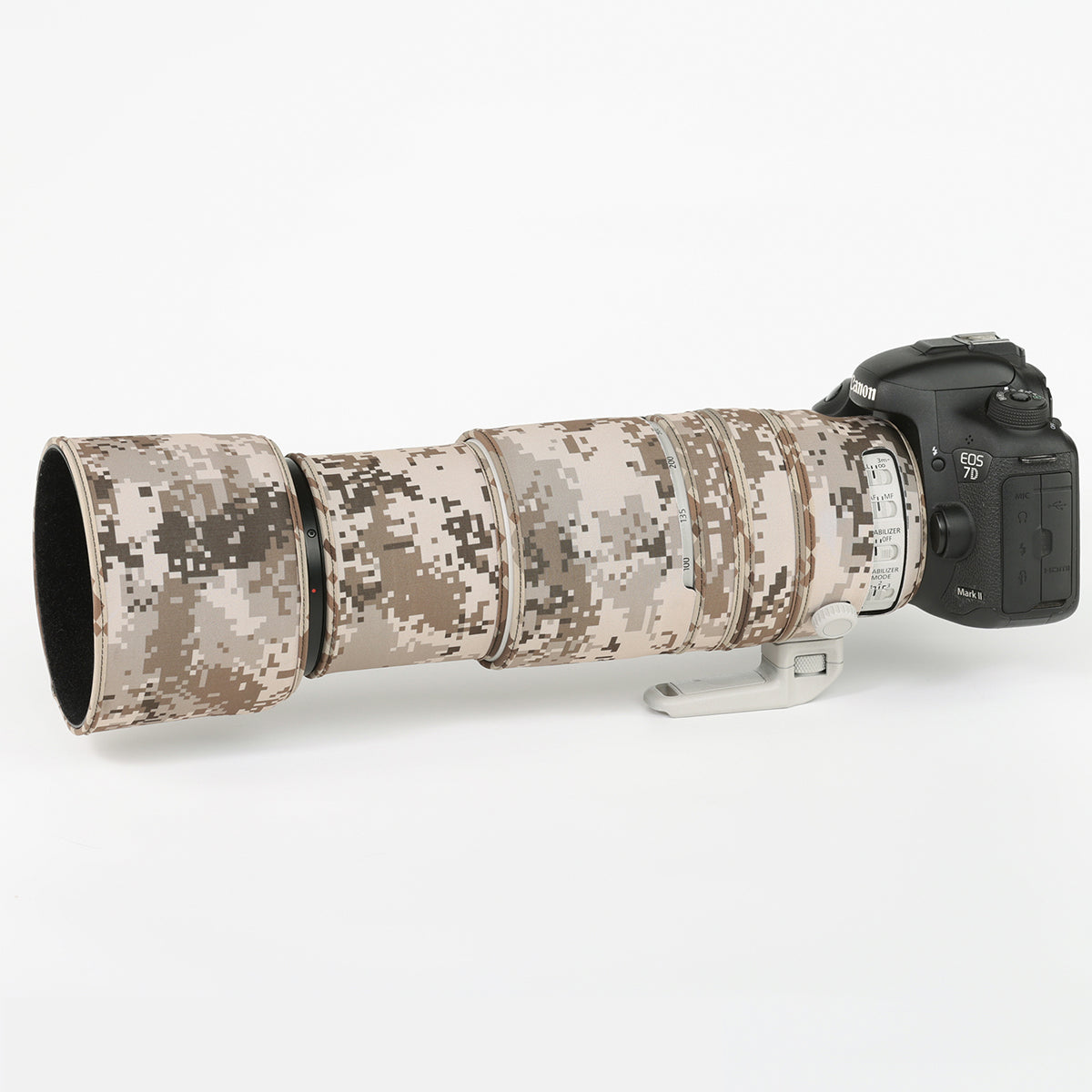 CHASING BIRDS Camouflage Waterproof Lens Coat for Canon EF 100-400mm F4.5-5.6 L is II USM Rainproof Lens Protective Cover
