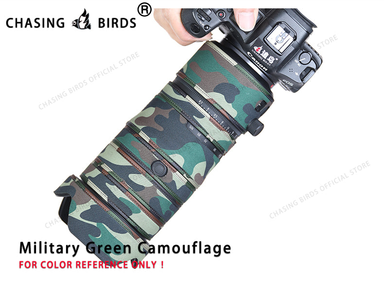 CHASING BIRDS Camouflage Waterproof Lens Coat for Olympus 40-150mm F2.8 PRO Rainproof Lens Protective Cover