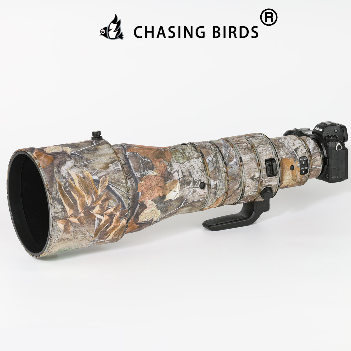 CHASING BIRDS Camouflage Waterproof Lens Coat for Nikon Z 400mm f/2.8 TC VR S Lens Protective Cover