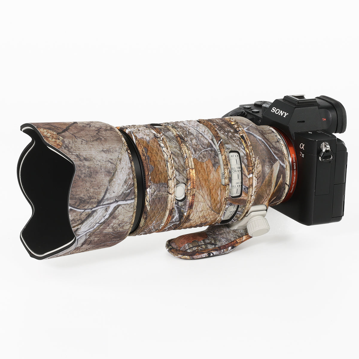 CHASING BIRDS Camouflage Waterproof Lens Coat for Sony FE 70-200mm F4 Macro G OSS II Rainproof Lens Protective Cover