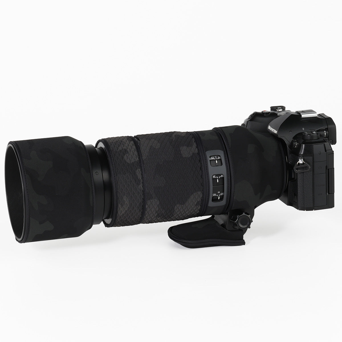 CHASING BIRDS Camouflage Waterproof Lens Coat for Olympus 100-400mm F5.0-6.3 is ED MSC Rainproof Lens Protective Cover