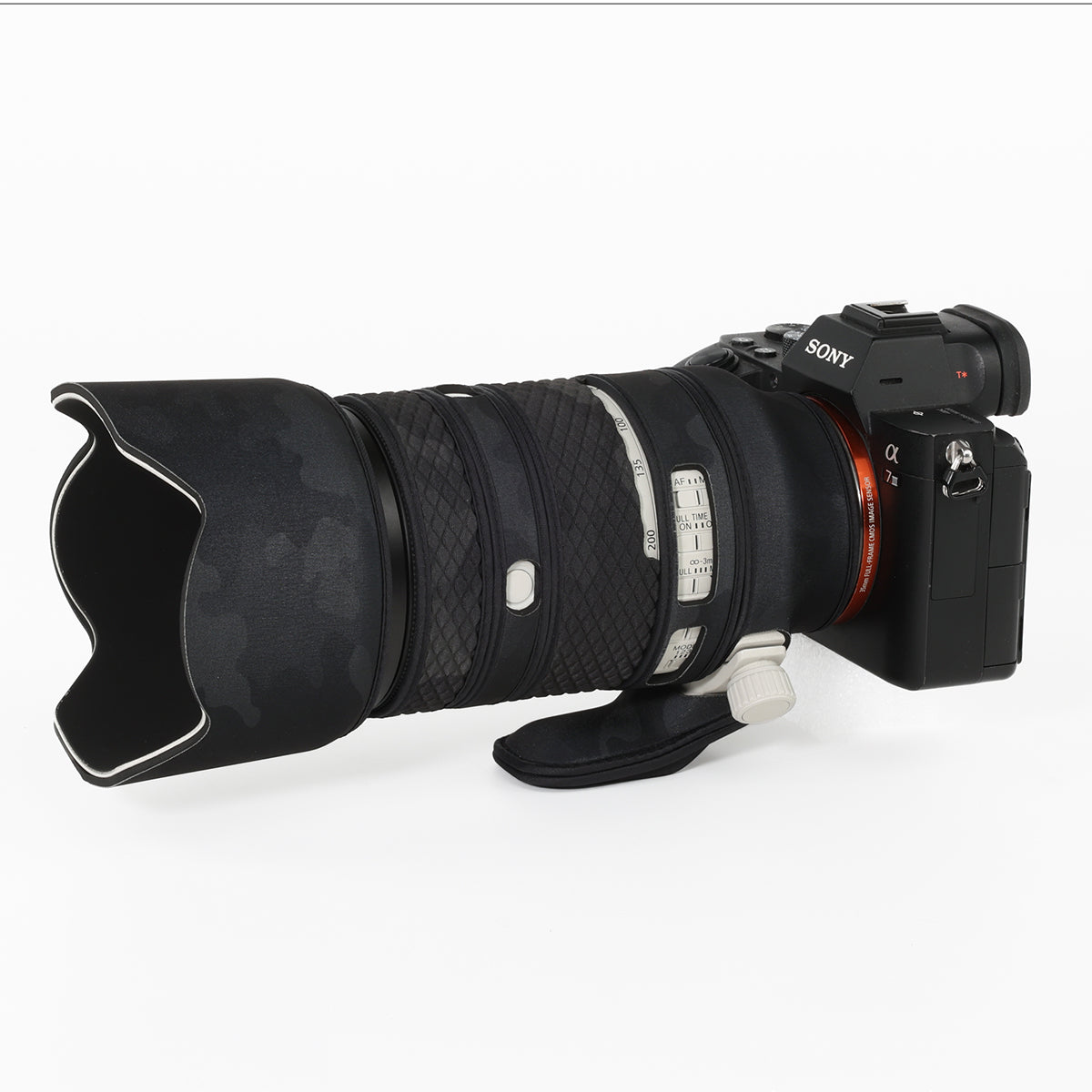 CHASING BIRDS Camouflage Waterproof Lens Coat for Sony FE 70-200mm F4 Macro G OSS II Rainproof Lens Protective Cover