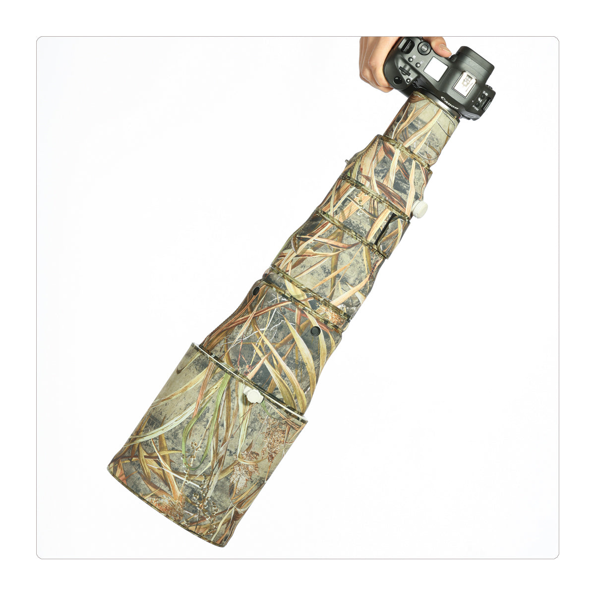 CHASING BIRDS Camouflage Waterproof Lens Coat for Canon RF 1200mm F8 L IS USM Rainproof Lens Protective Cover