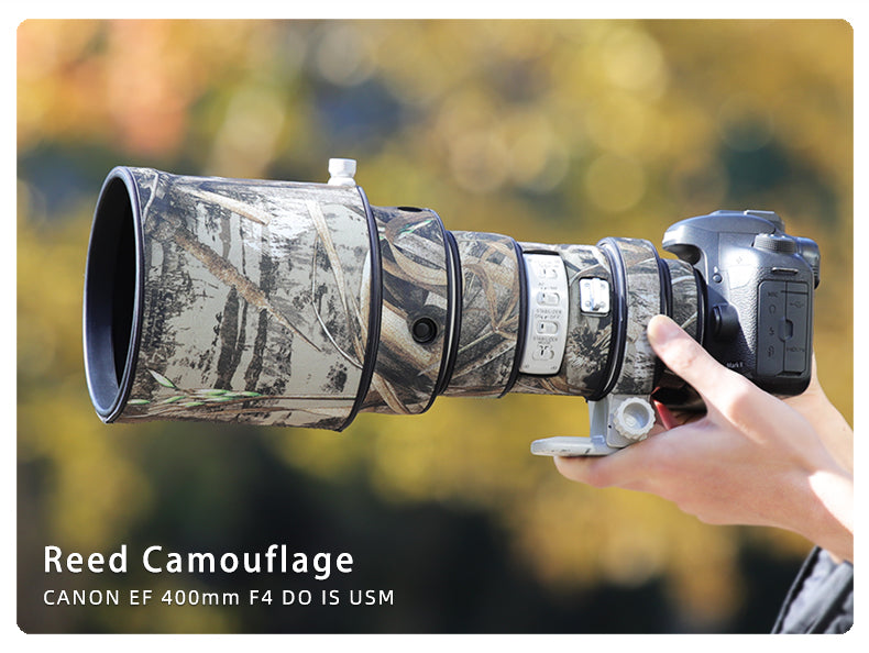 CHASING BIRDS Camouflage Waterproof Lens Coat for Canon EF 400mm F4 DO is USM Rainproof Lens Protective Cover