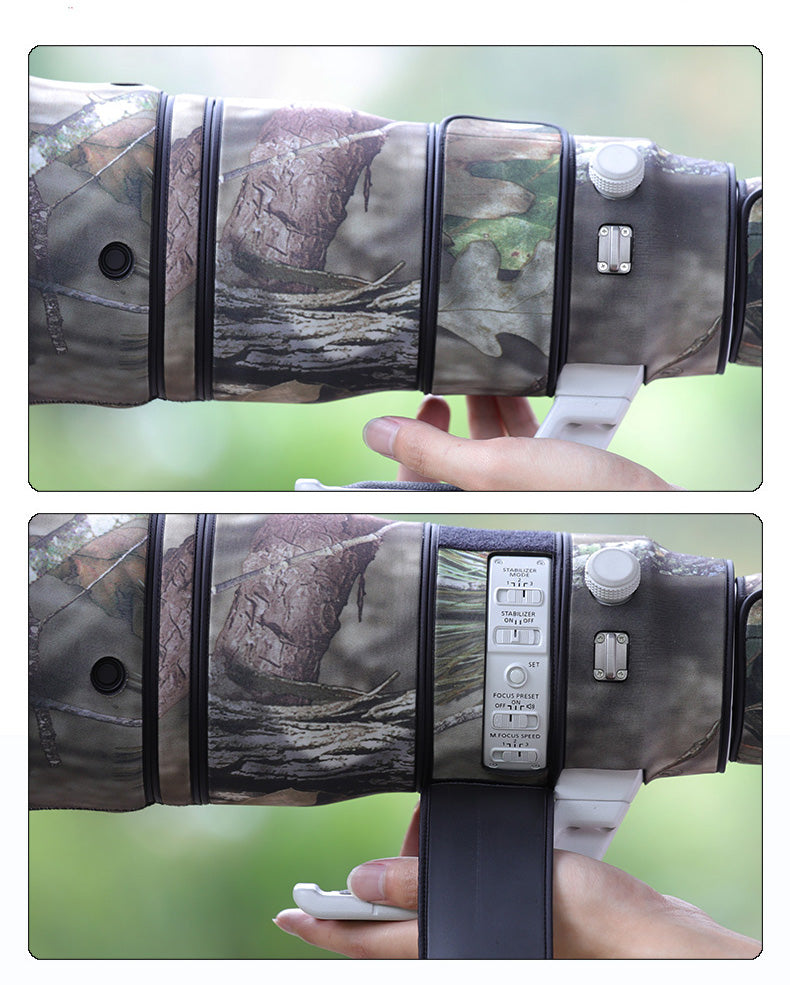 CHASING BIRDS Camouflage Waterproof Lens Coat for Canon EF 600mm F4 L is III USM Rainproof Lens Protective Cover
