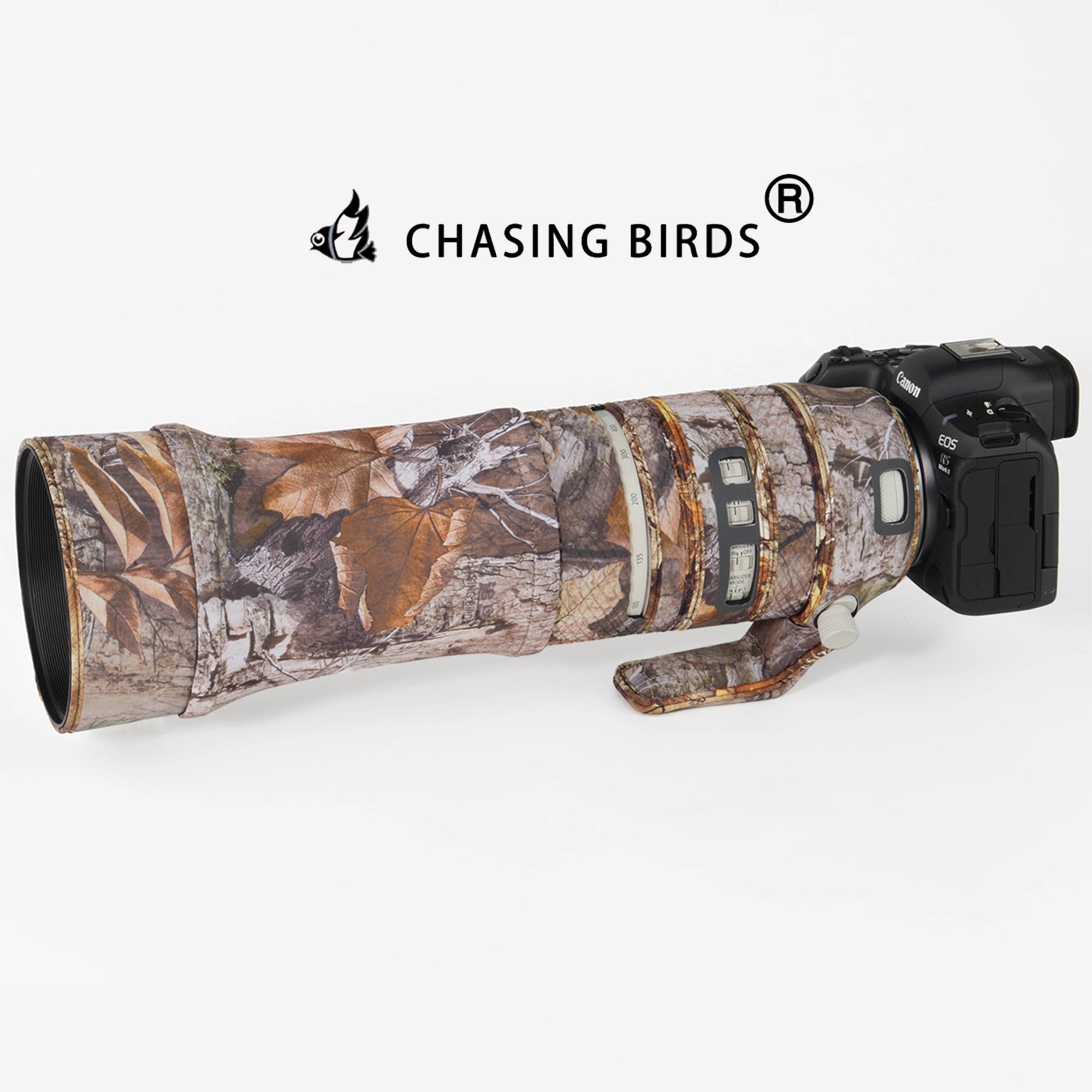 CHASING BIRDS Lens Camouflage Waterproof Coat for Canon RF 100-500mm F4.5-7.1 L IS USM Rainproof Lens Protective Cover Version IV