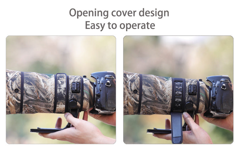 CHASING BIRDS Camouflage Waterproof Lens Coat for Nikon AF-S 400mm F2.8 E FL ED VR Rainproof Lens Protective Cover