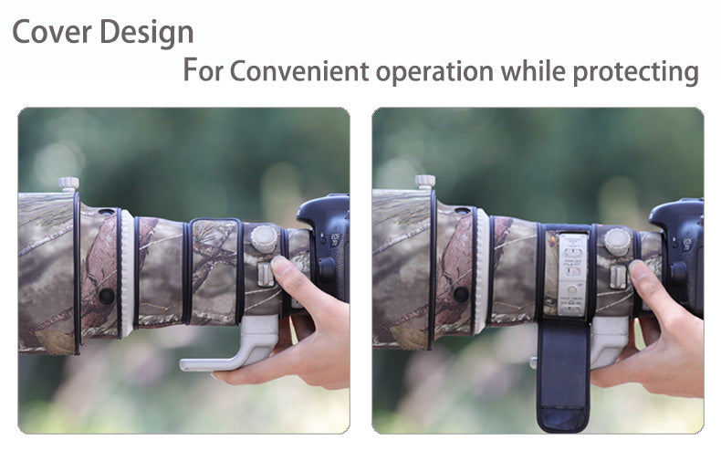 CHASING BIRDS Lens Camouflage Waterproof Coat for Canon EF 400mm F4 DO IS II USM Rainproof Lens Protective Cover Version IV