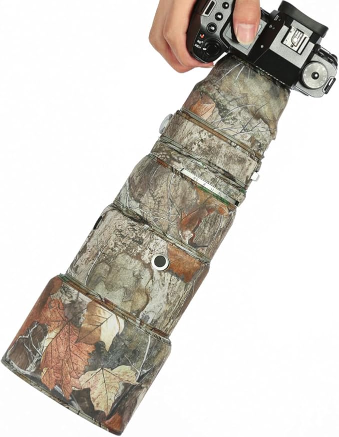 CHASING BIRDS Camouflage Waterproof Lens Coat for FUJIFILM XF 500mm F5.6 Rainproof Lens Protective Cover