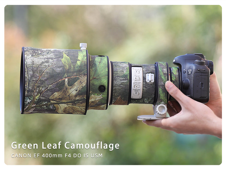 CHASING BIRDS Camouflage Waterproof Lens Coat for Canon EF 400mm F4 DO is USM Rainproof Lens Protective Cover