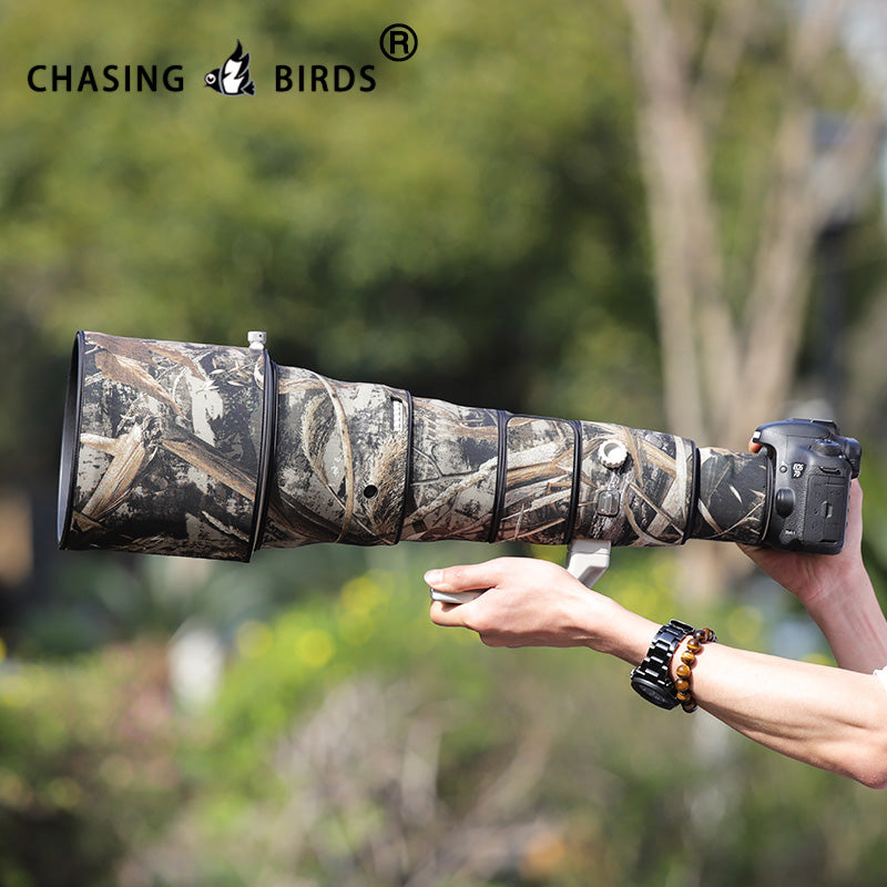 CHASING BIRDS Camouflage Waterproof Lens Coat for Canon EF 800mm F5.6 L is USM Rainproof Lens Protective Cover