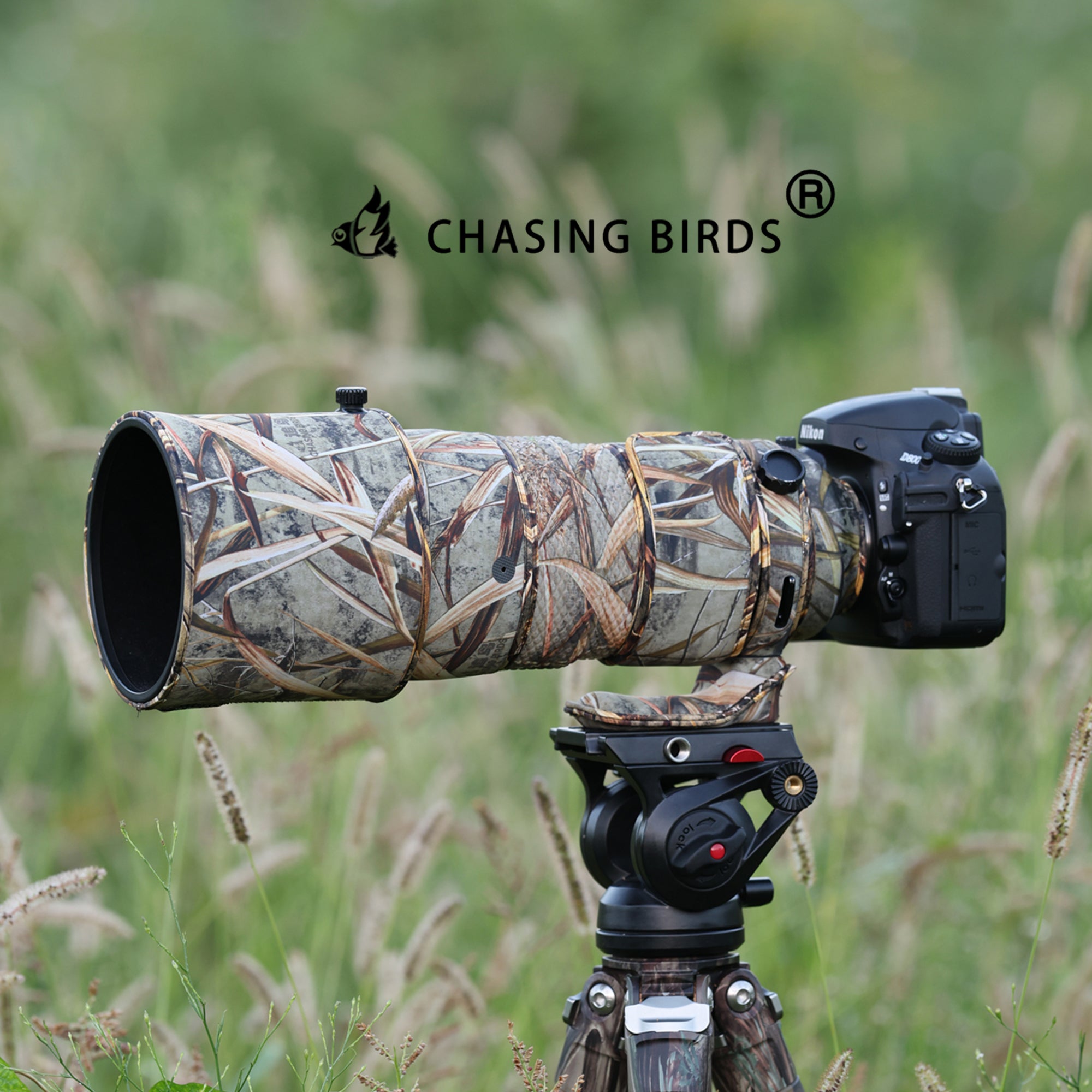 CHASING BIRDS Lens Camouflage Waterproof Coat for Nikon AF-S 300mm f/2.8G ED VR I/II Rainproof Lens Protective Cover Version IV