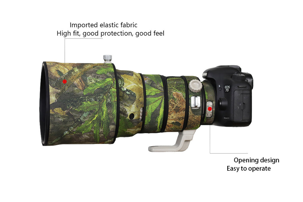 CHASING BIRDS Lens Camouflage Waterproof Coat for CANON EF 200mm F2 L IS USM Rainproof Lens Protective Cover Version IV