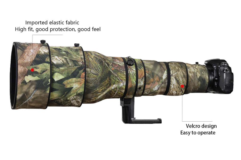 CHASING BIRDS Camouflage Waterproof Lens Coat for Nikon AF-S 600mm F4 G ED VR Rainproof Lens Protective Cover