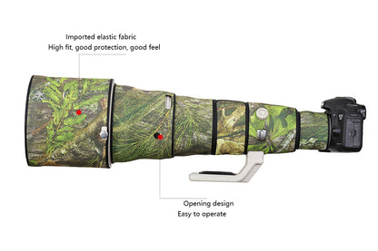 CHASING BIRDS Camouflage Waterproof Lens Coat for Canon EF 800mm F5.6 L is USM Rainproof Lens Protective Cover
