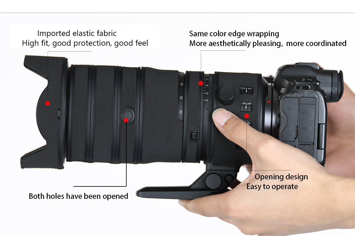 CHASING BIRDS Camouflage Waterproof Lens Coat for Canon RF 24-105mm F2.8 L is USM Z Rainproof Lens Protective Cover