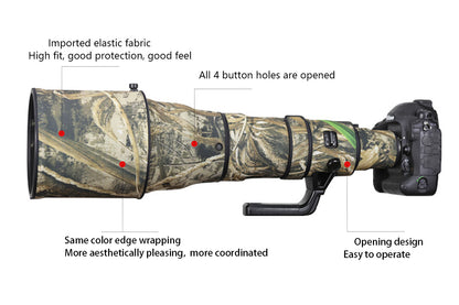 CHASING BIRDS Camouflage Waterproof Lens Coat for NIKON AF-S 800mm F5.6E FL ED VR Rainproof Lens Protective Cover