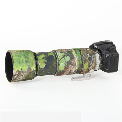 CHASING BIRDS Camouflage Waterproof Lens Coat for Canon EF 100-400mm F4.5-5.6 L is II USM Rainproof Lens Protective Cover