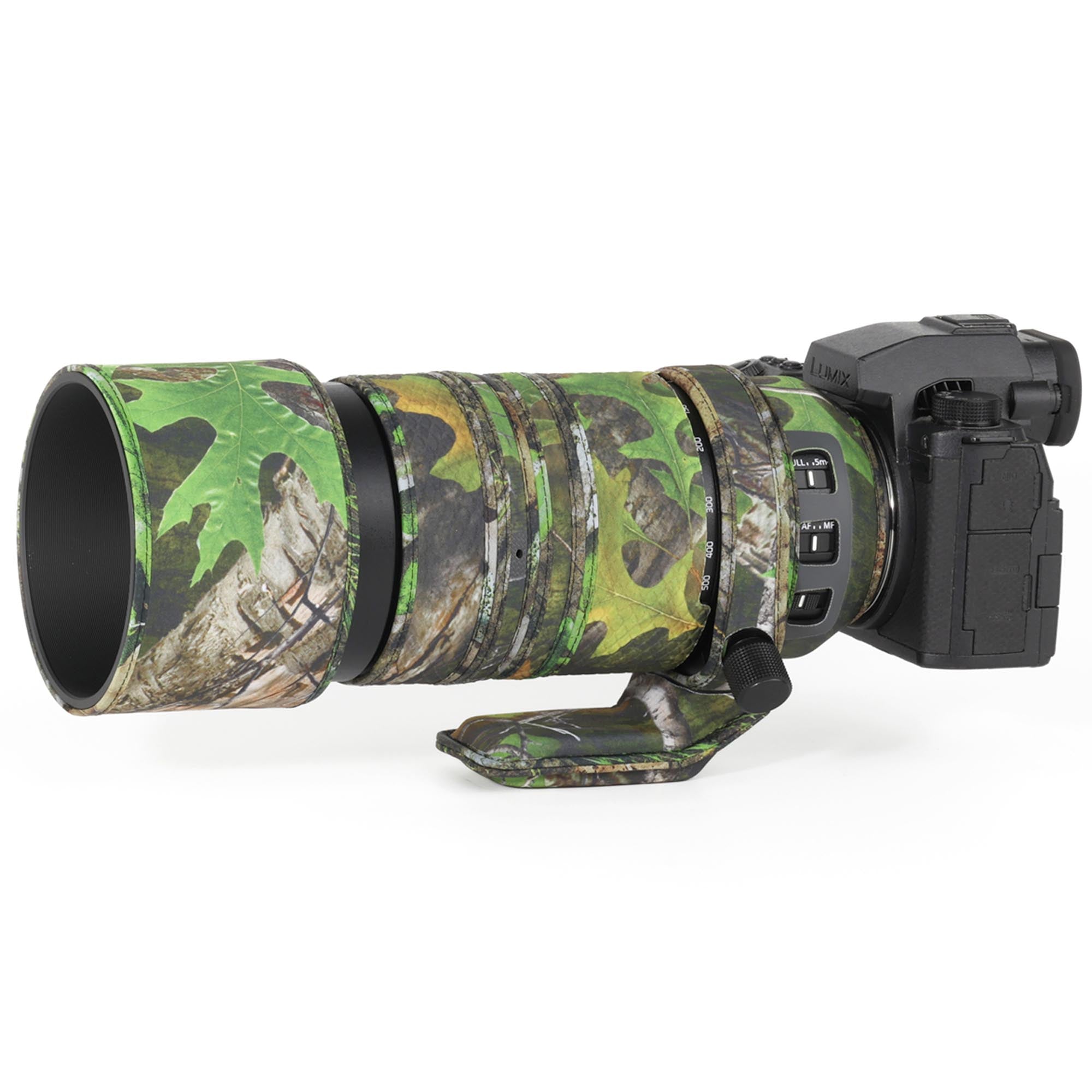 CHASING BIRDS Lens Camouflage Waterproof Coat for LUMIX S 100-500mm F5-7.1 OIS Rainproof Lens Protective Cover Version IV