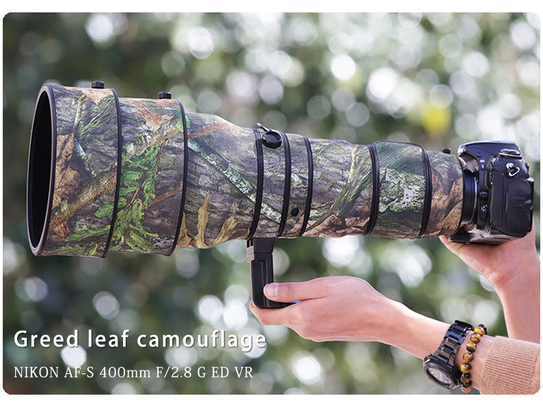 CHASING BIRDS Camouflage Waterproof Lens Coat for Nikon AF-S 400mm F2.8 G ED VR Rainproof Lens Protective Cover