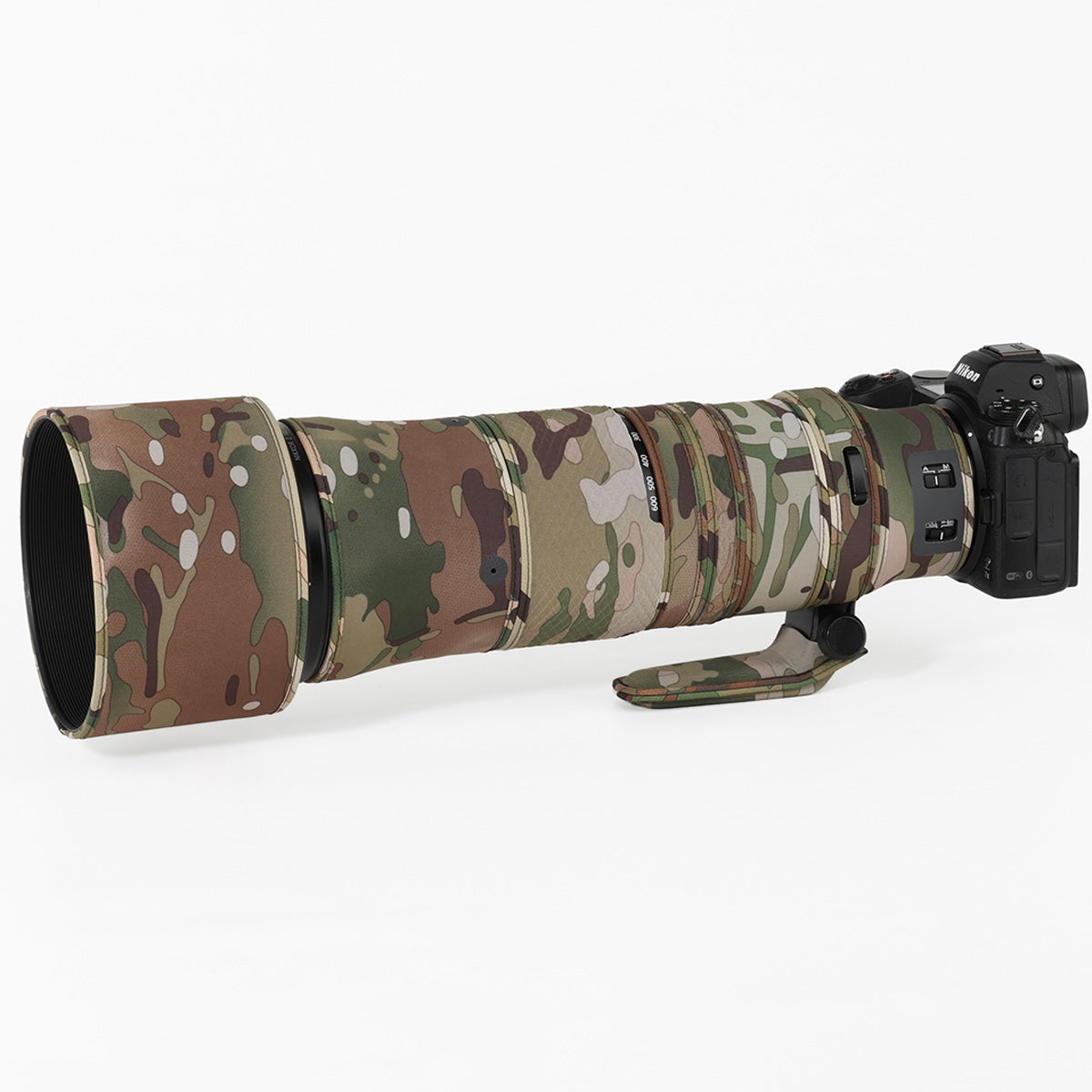 CHASING BIRDS Lens Camouflage Waterproof Coat for NIKON Z 180-600mm F5.6 VR Rainproof Lens Protective Cover Version IV