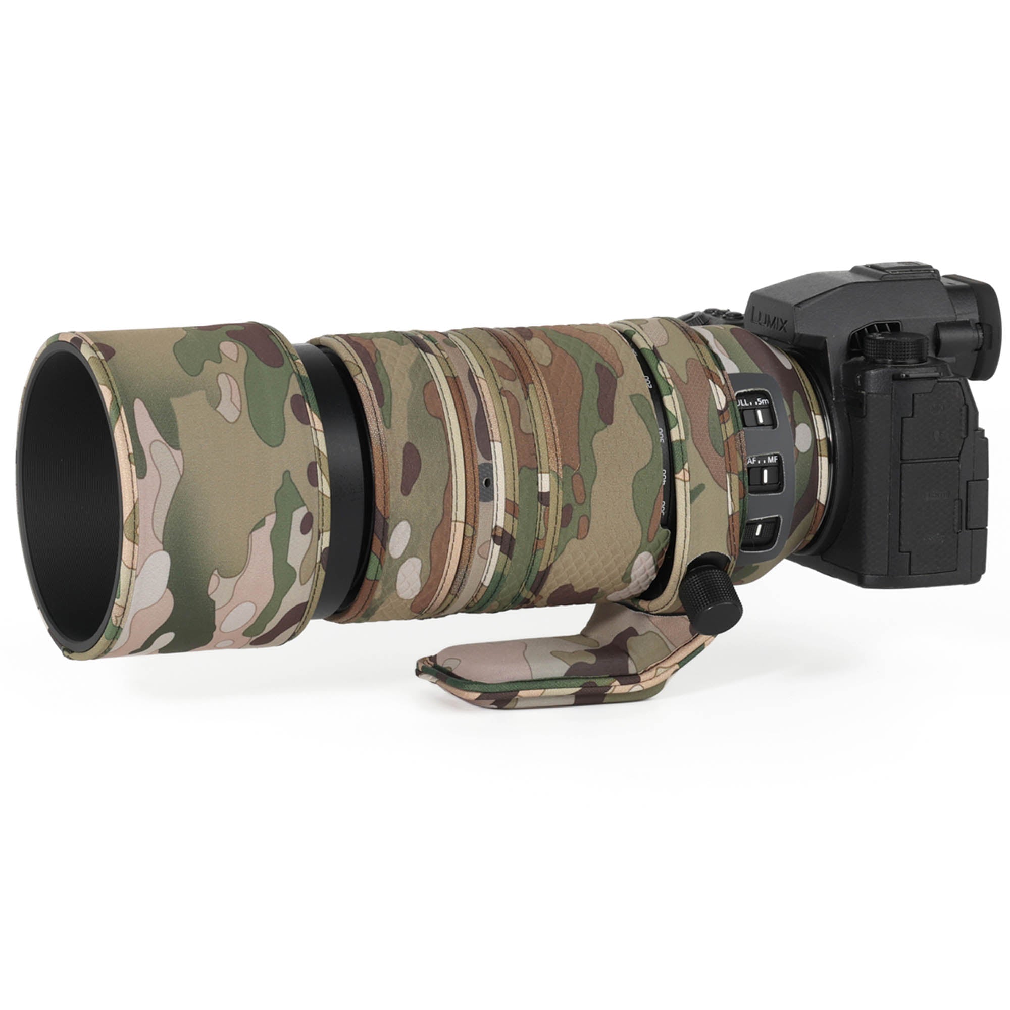 CHASING BIRDS Lens Camouflage Waterproof Coat for LUMIX S 100-500mm F5-7.1 OIS Rainproof Lens Protective Cover Version IV