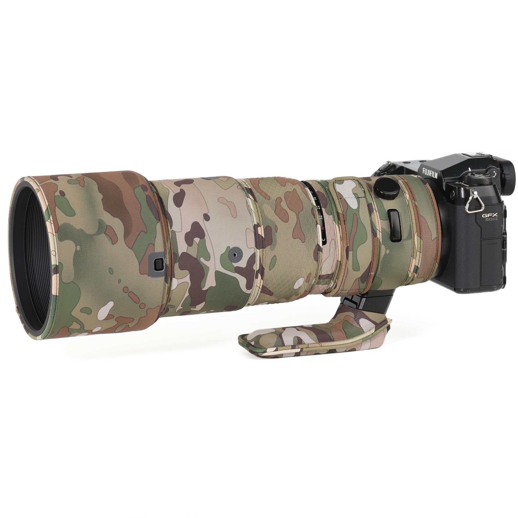 CHASING BIRDS Lens Camouflage Waterproof Coat for FUJIFILM GF 500mm F5.6 R LM OIS WR Rainproof Lens Protective Cover Version IV