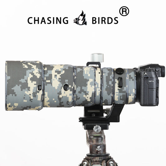 CHASING BIRDS Camouflage Waterproof Lens Coat for FUJIFILM GF 500mm F5.6 R LM OIS WR Rainproof Lens Protective Cover