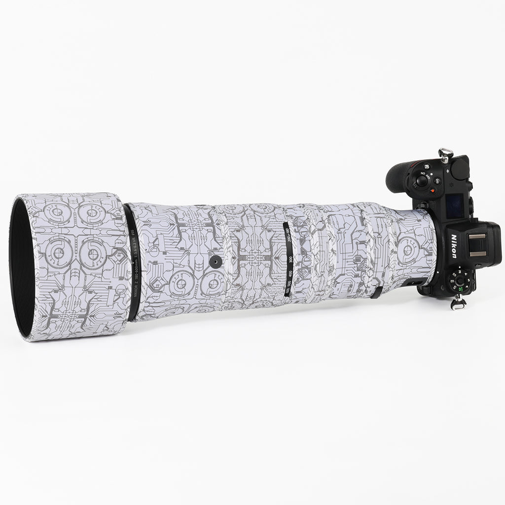CHASING BIRDS Lens Camouflage Waterproof Coat for NIKON Z 180-600mm F5.6 VR Rainproof Lens Protective Cover Version IV
