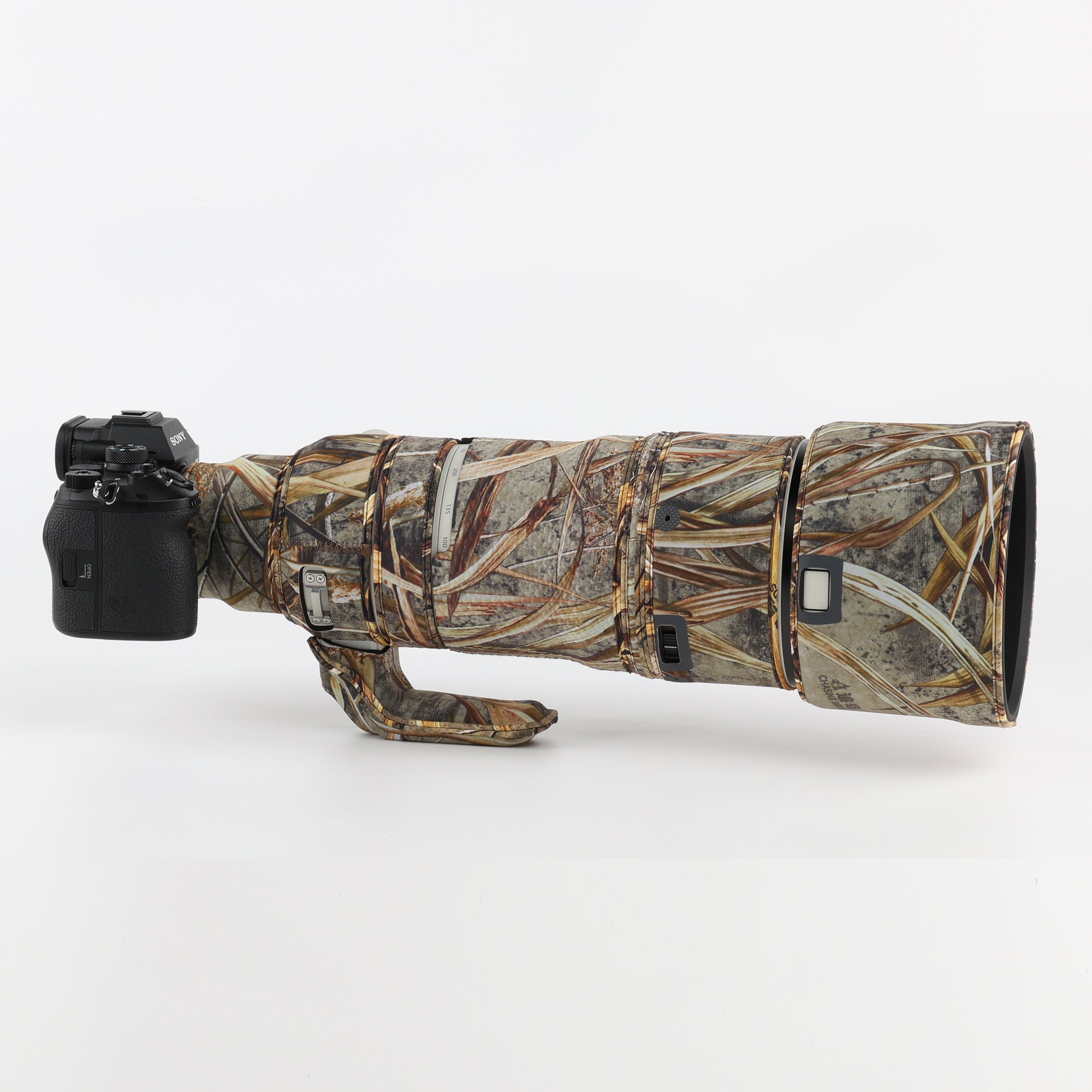 CHASING BIRDS Version IV Lens Camouflage Waterproof Coat for SONY FE 100-400mm F4.5 GM OSS Rainproof Lens Protective Cover