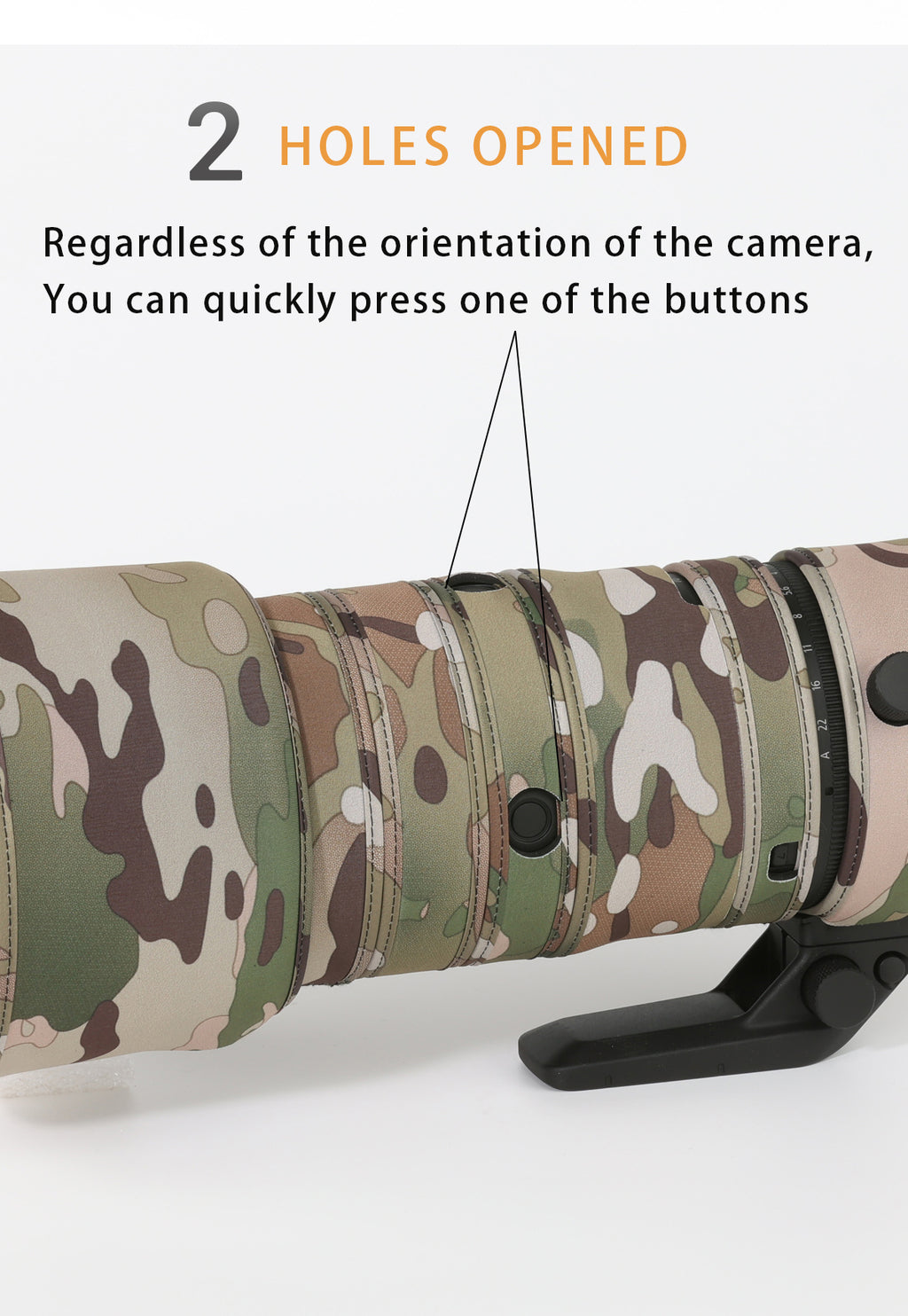 CHASING BIRDS Camouflage Waterproof Lens Coat for CANON RF 70-200mm F2.8 L IS USM Z Rainproof Lens Protective Cover