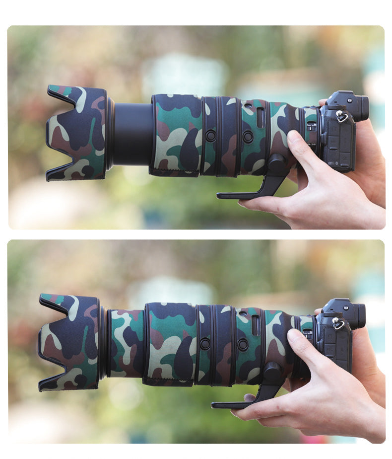 CHASING BIRDS Camouflage Waterproof Lens Coat for NIKON Z 100-400 Rainproof Lens Protective Cover