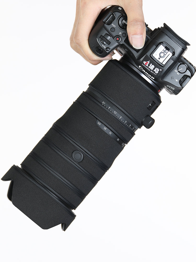 CHASING BIRDS Camouflage Waterproof Lens Coat for Canon RF 24-105mm F2.8 L is USM Z Rainproof Lens Protective Cover